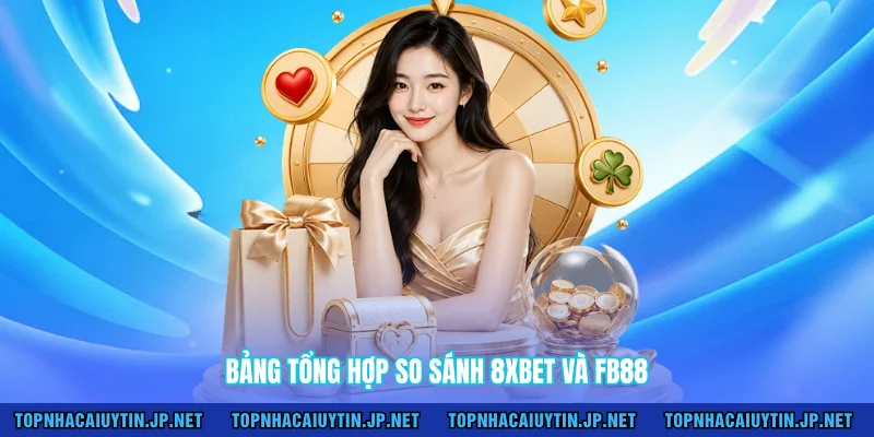 Bảng tổng hợp so sánh 8XBET và FB88